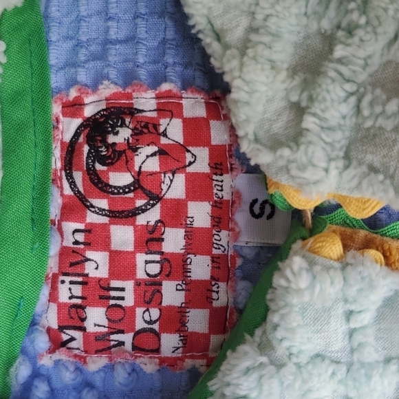 Marilyn Wolf Designs RARE baby Chrnille Jacket Small (2) - Picture 2 of 4